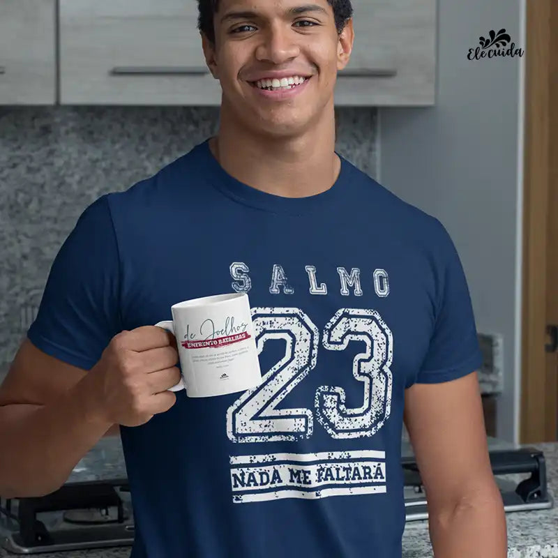 Caneca "De Joelhos, Enfrento Batalhas!"