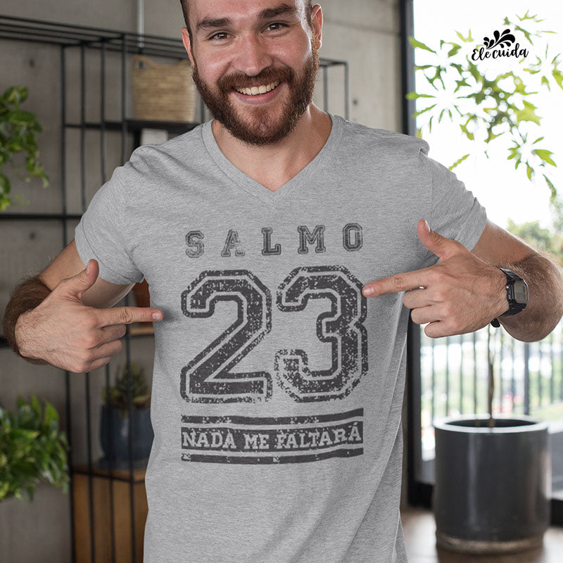Camiseta Masculina "Salmo 23"