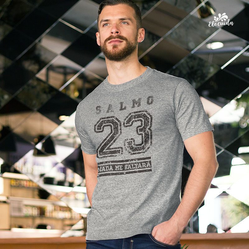 Camiseta Masculina "Salmo 23"