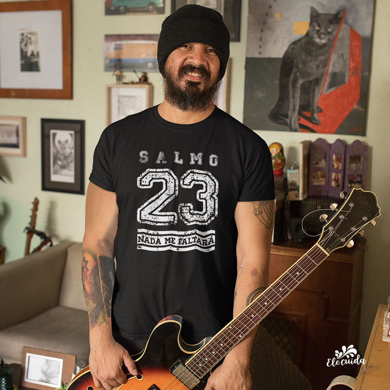 Camiseta Masculina "Salmo 23"