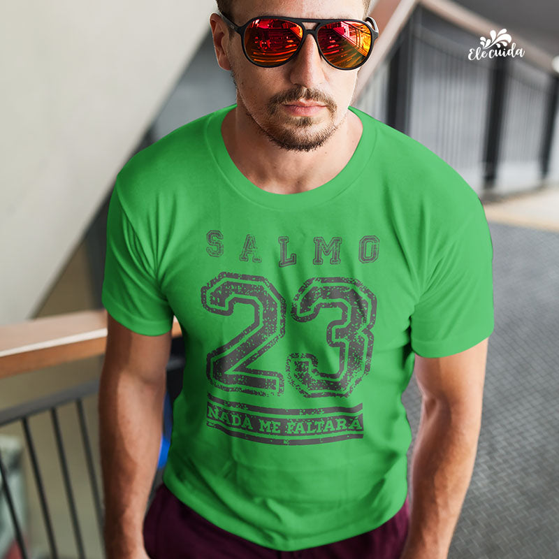 Camiseta Masculina "Salmo 23"