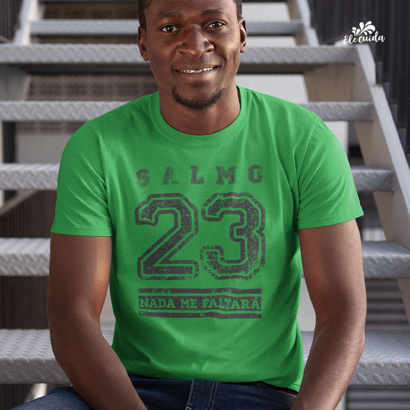 Camiseta Masculina "Salmo 23"