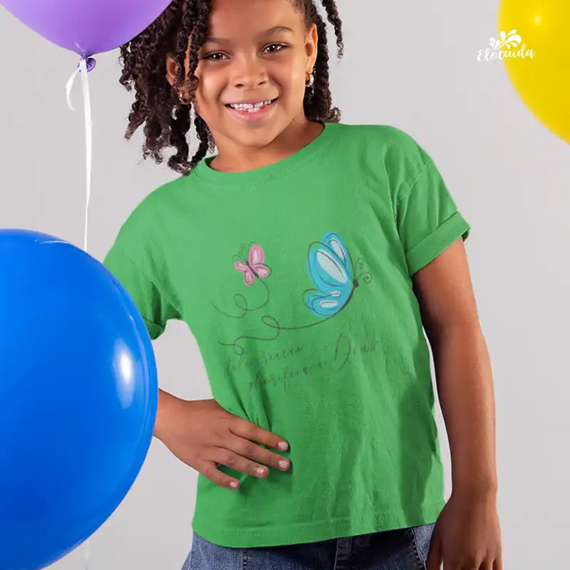 Camiseta Infantil "Toda Criação Glorifica a Deus!"