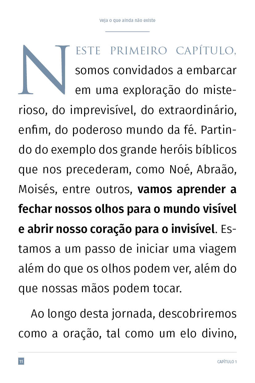 Ebook "De Olhos Fechados, Vejo o Impossível Acontecer!"