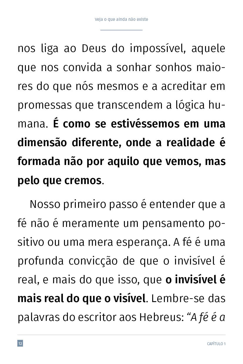 Ebook "De Olhos Fechados, Vejo o Impossível Acontecer!"