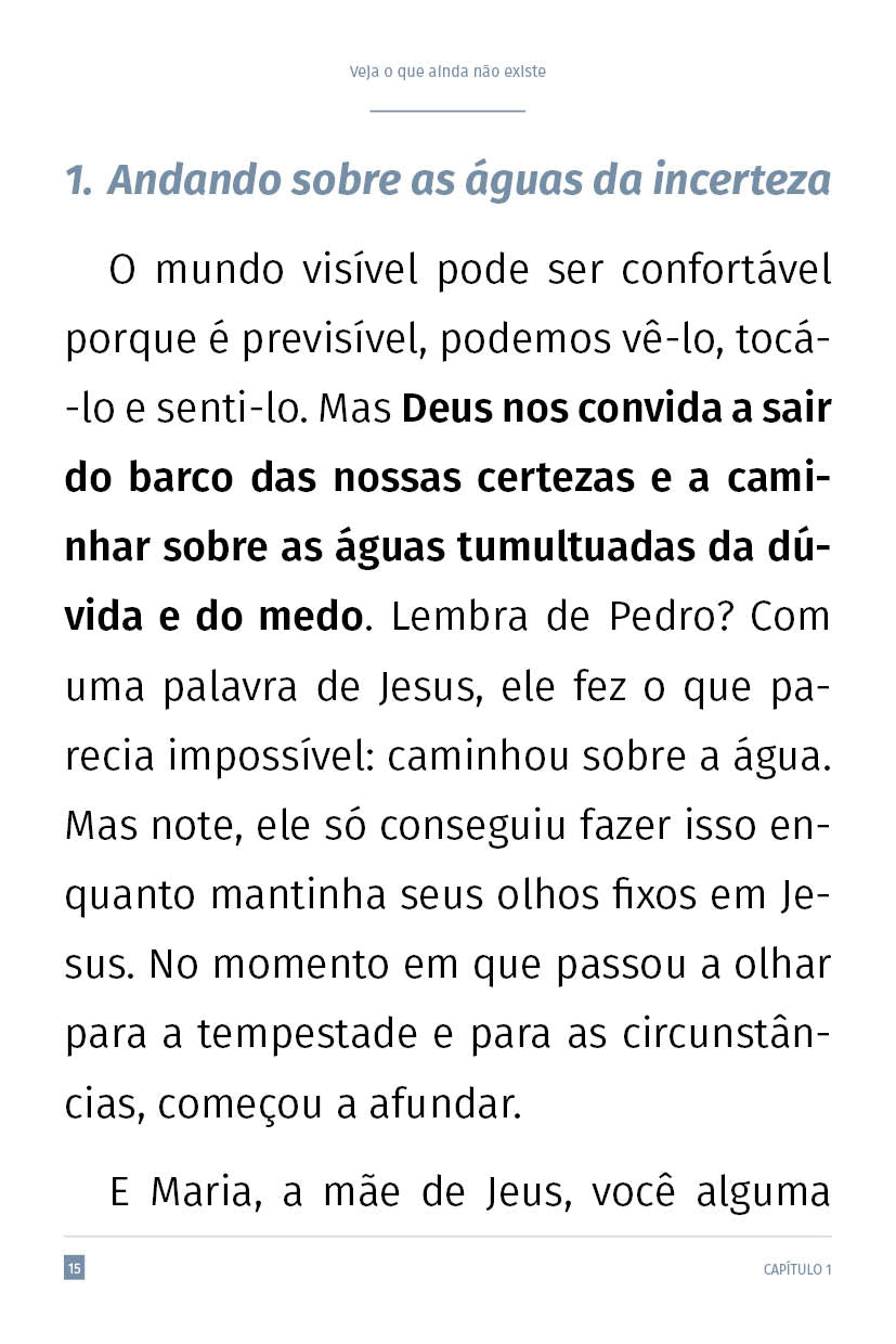 Ebook "De Olhos Fechados, Vejo o Impossível Acontecer!"