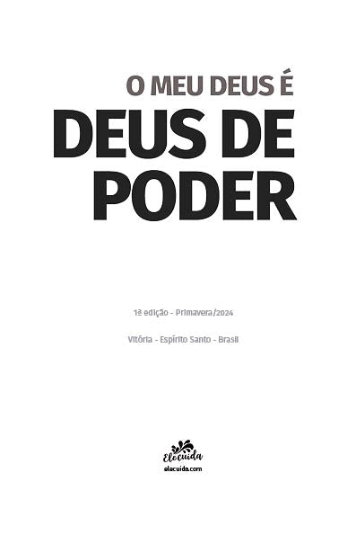 Ebook "Deus de Poder"