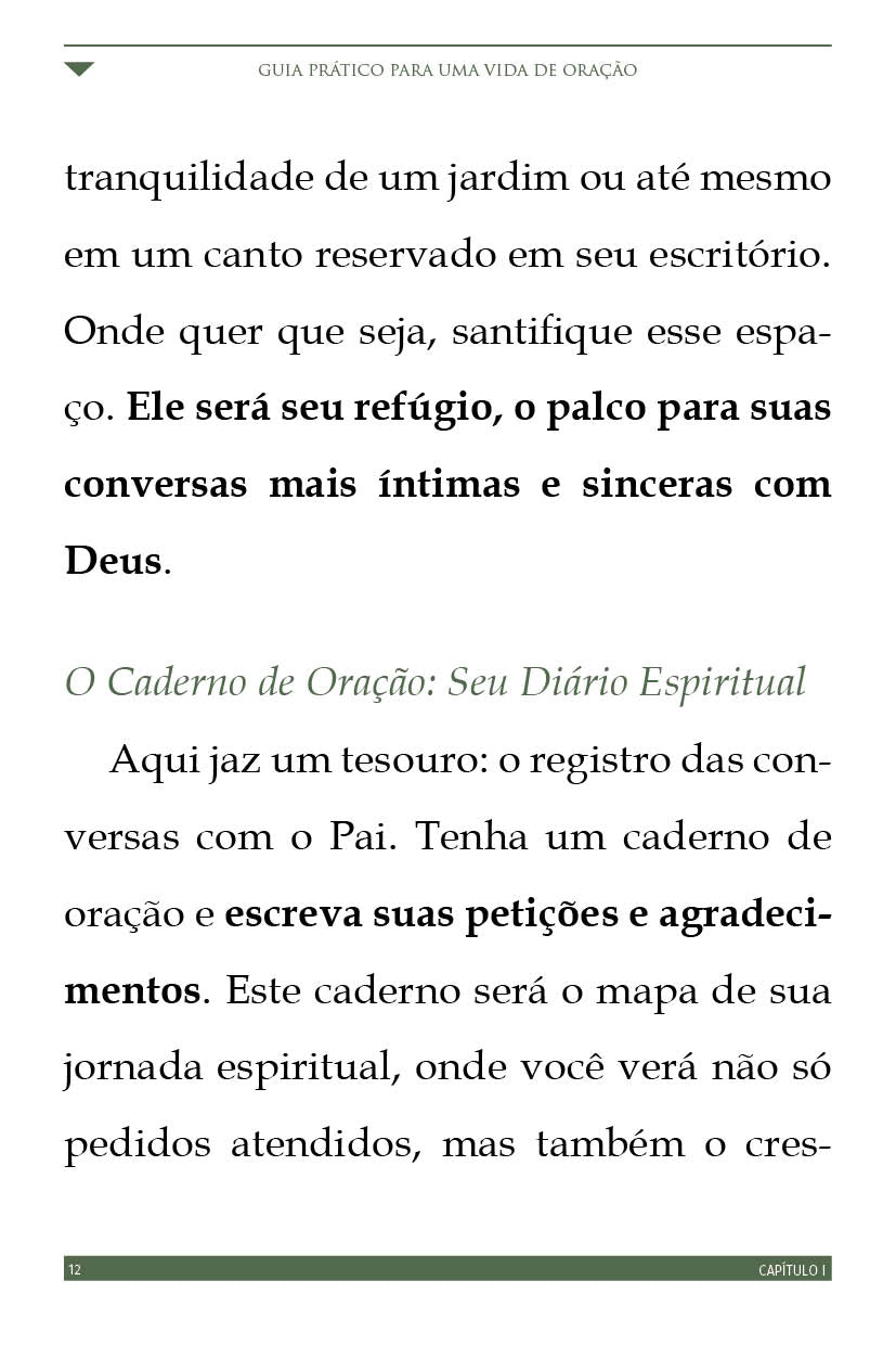 Ebook "Guia Prático Para Uma Vida de Oração"