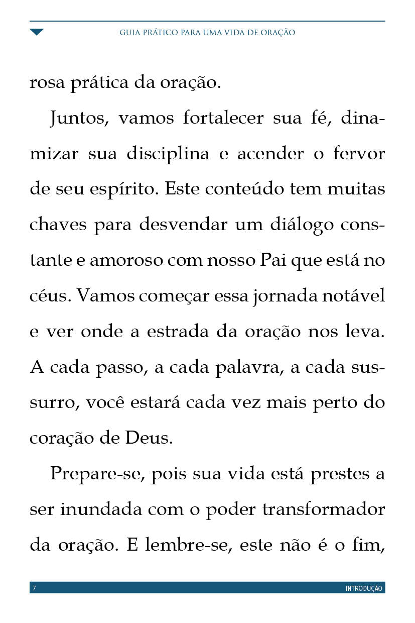 Ebook "Guia Prático Para Uma Vida de Oração"