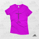 Camiseta Feminina "Jesus Morreu na cruz em meu lugar"