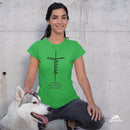 Camiseta Feminina "Jesus Morreu na cruz em meu lugar"