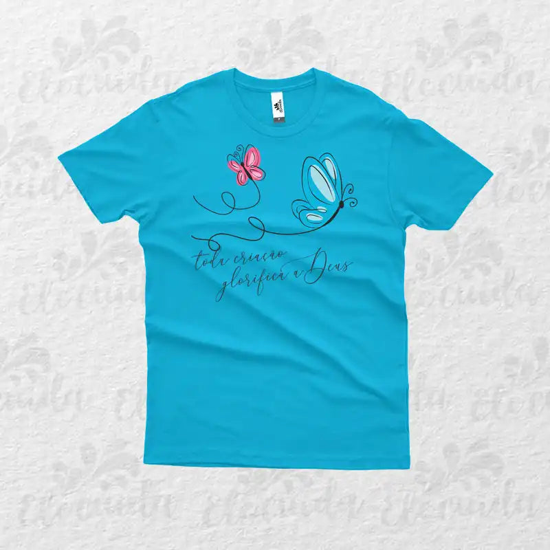 Camiseta Infantil "Toda Criação Glorifica a Deus!"