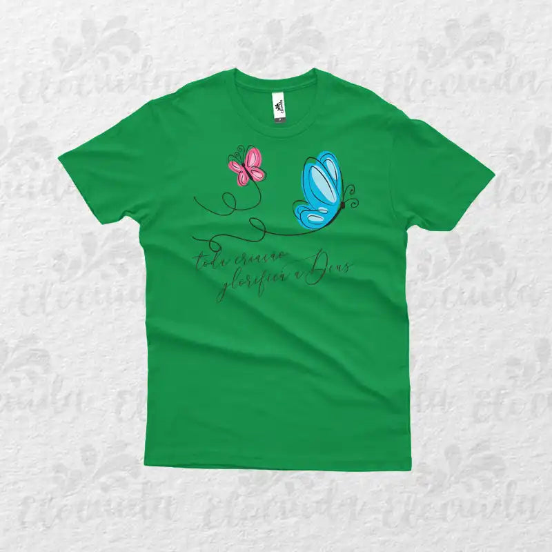 Camiseta Infantil "Toda Criação Glorifica a Deus!"