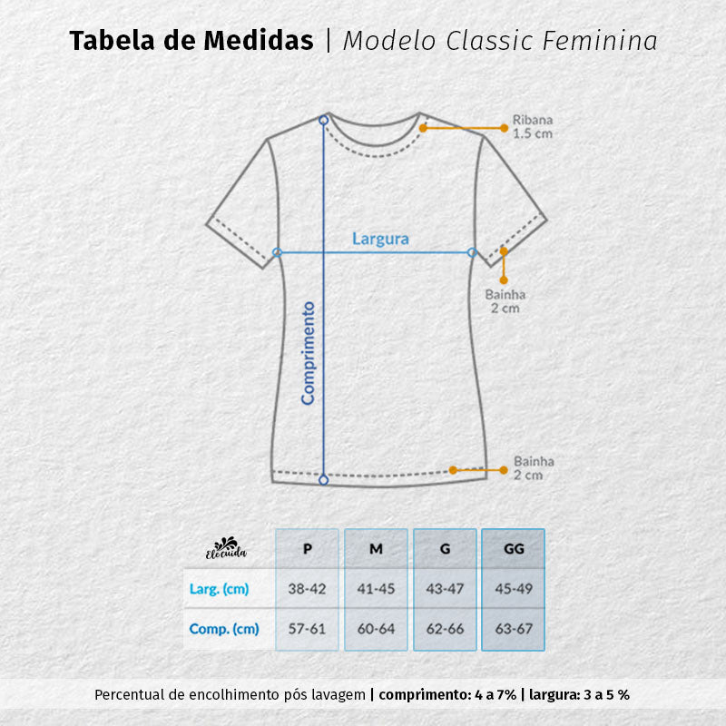 Camiseta Feminina "Não amemos de palavras, mas sim de atitudes"
